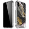 Gold Blush Marble Ink iPhone XS Max Clear Case